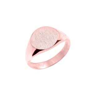 Men's Signet Ring in 9ct Rose Gold