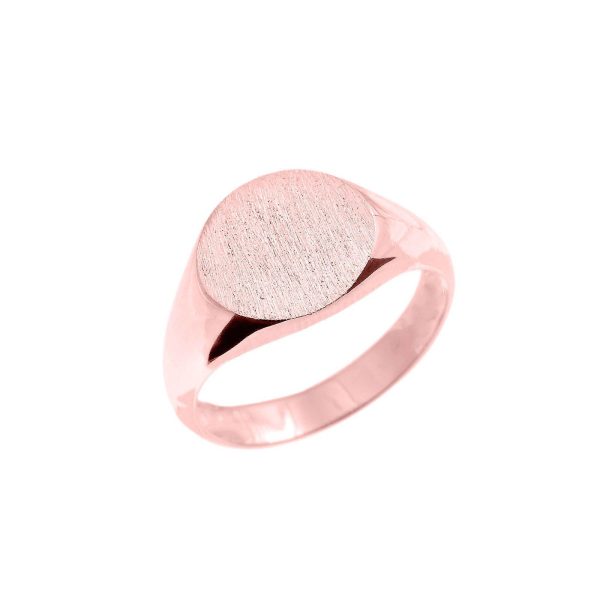 Men's Signet Ring in 9ct Rose Gold