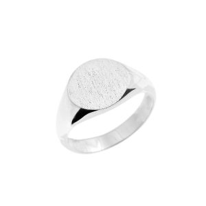 Men's Signet Ring in Sterling Silver