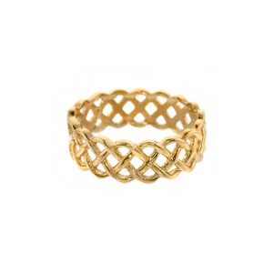 Celtic Weave Ring in 9ct Gold