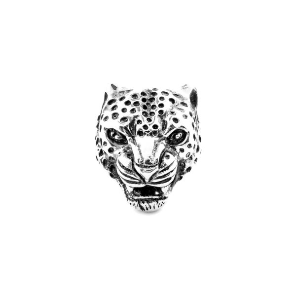 Men's Tiger Ring in Sterling Silver