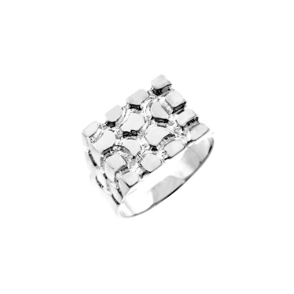 Men's Armour Ring in Sterling Silver