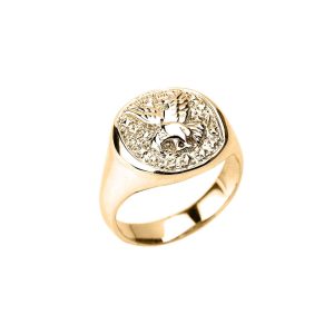 Men's Landing Eagle Ring in 9ct Gold