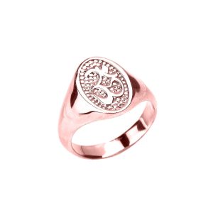 Men's Om Ring in 9ct Rose Gold