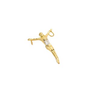 Large Cross Pendant Necklace in 9ct Gold