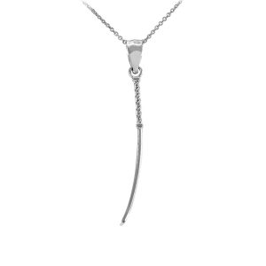 Men's Katana Pendant Necklace in Sterling Silver