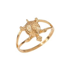 3D Turtle Ring in 9ct Gold