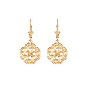 Trinity Knot Earrings in 9ct Gold