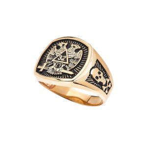 Men's Masonic Emblem Ring in 9ct Gold