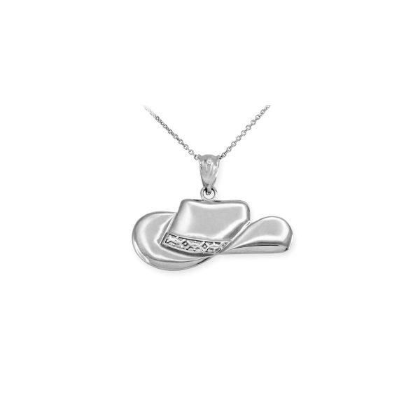 Men's Cowboy Pendant Necklace in Sterling Silver