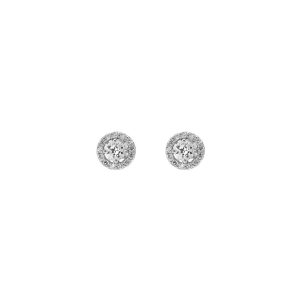 Diamond Earrings in 9ct White Gold