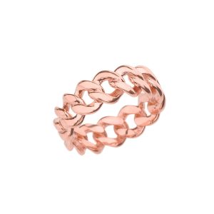 Open Miami Ring in 9ct Rose Gold