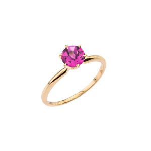 Alexandrite Classic Gemstone Ring in 9ct Gold