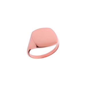 Classic Square Signet Ring in 9ct Rose Gold