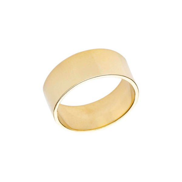 Flat Wedding Ring in 9ct Gold