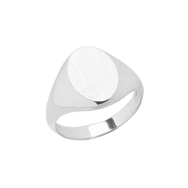 Men's Ring in 9ct White Gold