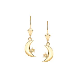 Starry Sky Drop Earrings in 9ct Gold