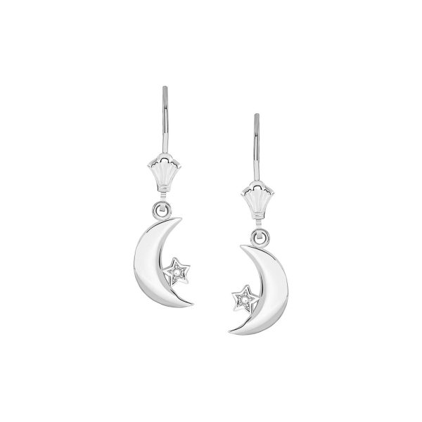 Starry Sky Drop Earrings in Sterling Silver