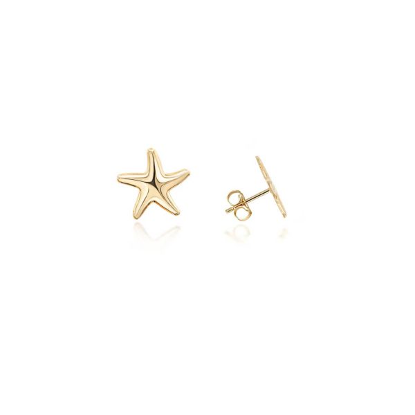 Starfish Earrings in 9ct Gold