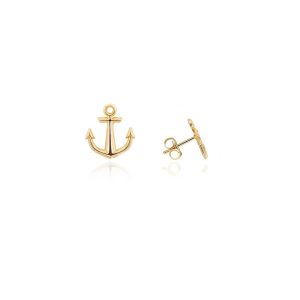 Anchor Earrings in 9ct Gold