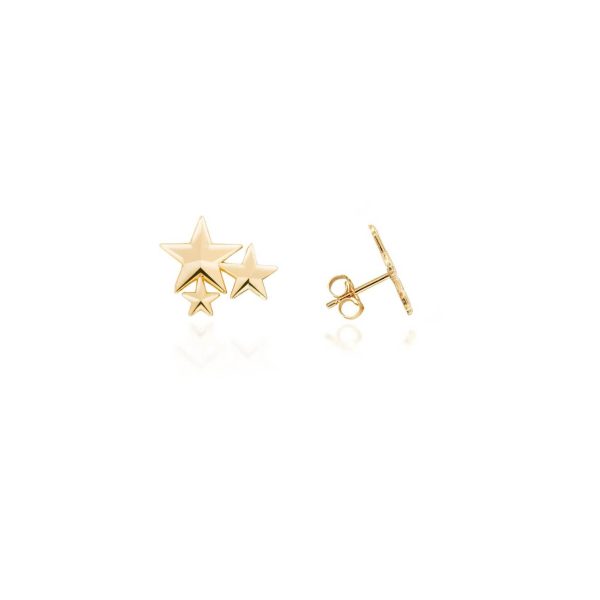 Star Earrings in 9ct Gold