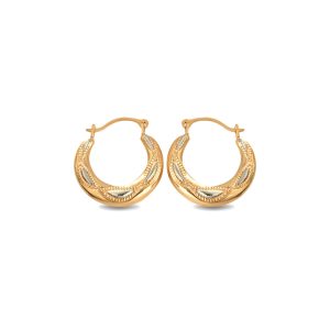 Beaded Earrings in 9ct Gold