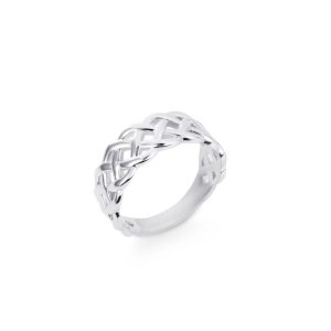 Men's Trinity Knot His Ring in Sterling Silver