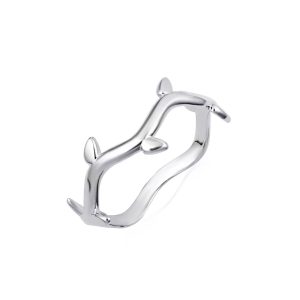 Twig Branch Nature Ring in Sterling Silver