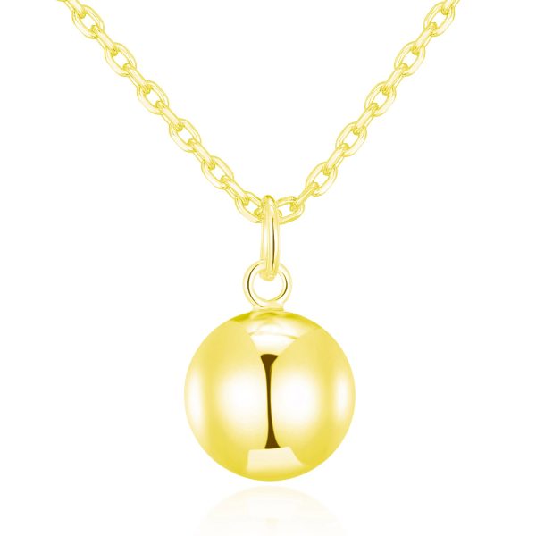 Gold Plated Ball Necklace