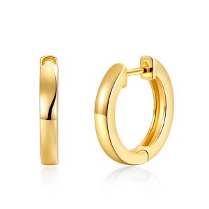 Gold Plated Hoop Earrings