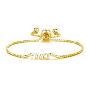 Gold Plated Niece Bracelet Created with Zircondia® Crystals