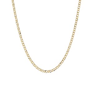 18K Gold Diamond Cut Belcher Chain