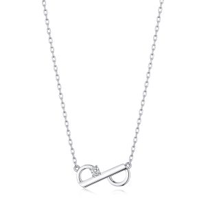 Philip Jones Signature Necklace Created with Zircondia® Crystals