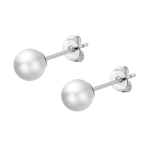 Silver Plated Shell Pearl Earrings