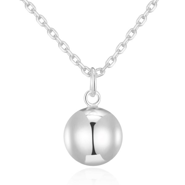 Silver Plated Ball Necklace