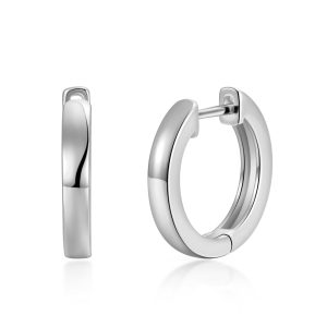 Silver Plated Hoop Earrings