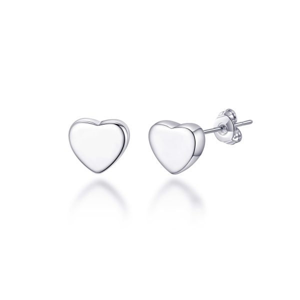 Sterling Silver Heart Earrings