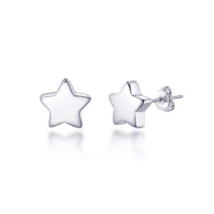 Sterling Silver Star Earrings